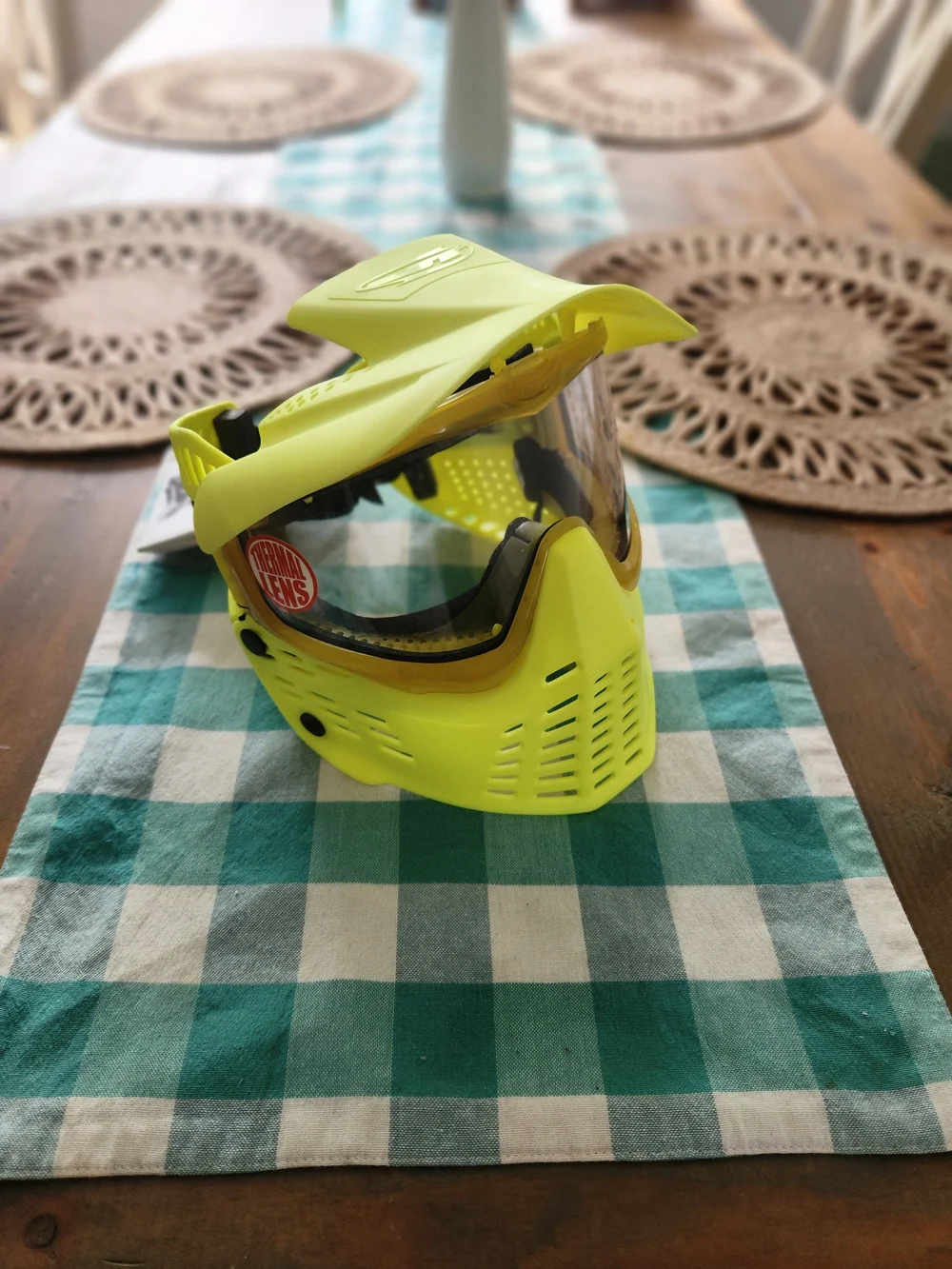 NWT! JT Spectra Proshield Highlighter Full Paintball Mask Banana Frames